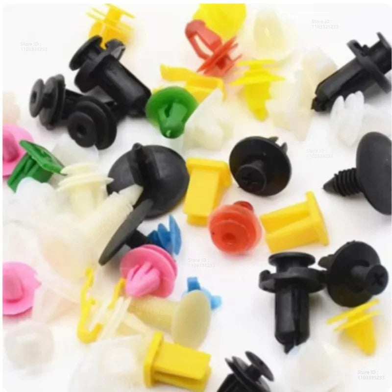LOR MALE 200/500pcs Universal Hybrid Car Bumper Engine Expansion Rivet Door Trim Panel Snap