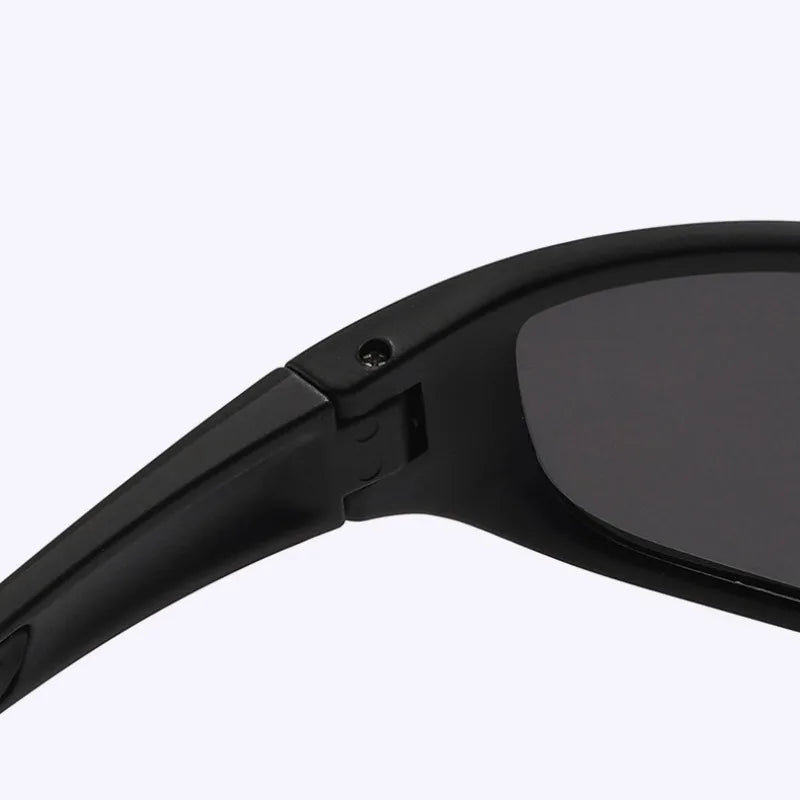 LOR MALE Polarized Sports Sunglasses for Men Women Running Fishing TAC Lens Anti Glare Soft Silicone Non-Slip Temple Outdoor Eyewear UV